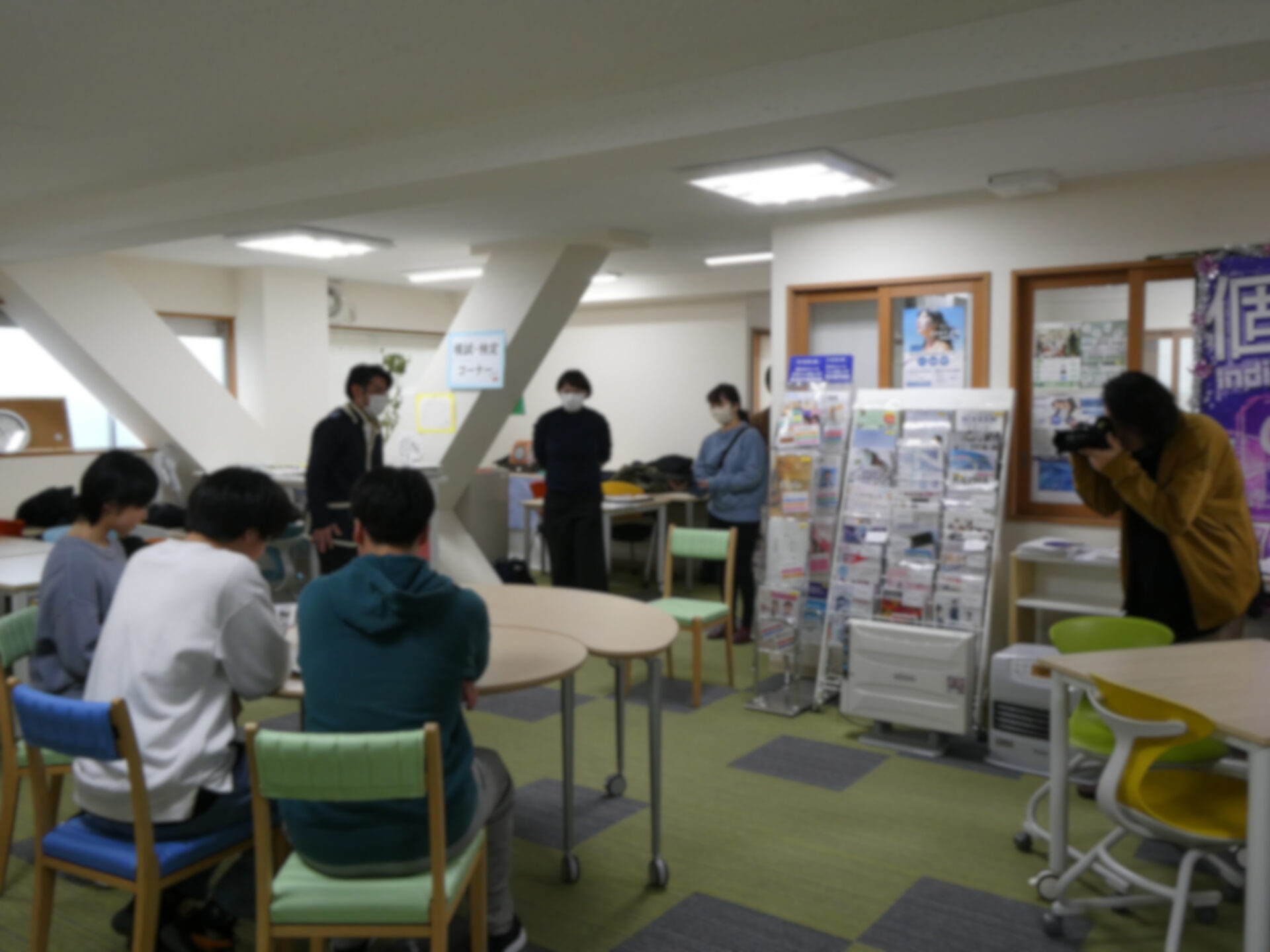 パンフレットの写真撮影を行いました！